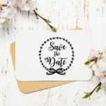Stempel Hochzeit "Save the Date"
