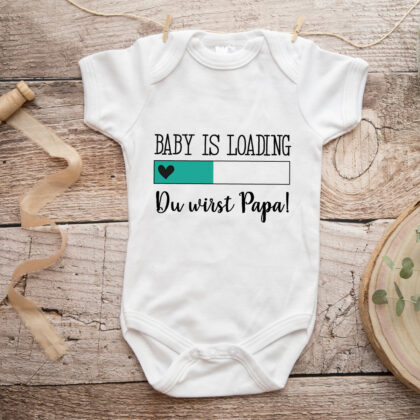 Baby Body "Du wirst Papa" türkis
