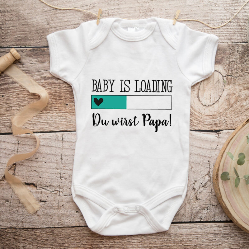 Baby Body "Du wirst Papa" türkis