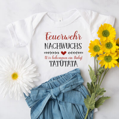 Baby Body "Feuerwehr Nachwuchs - Wir bekommen ein Baby"