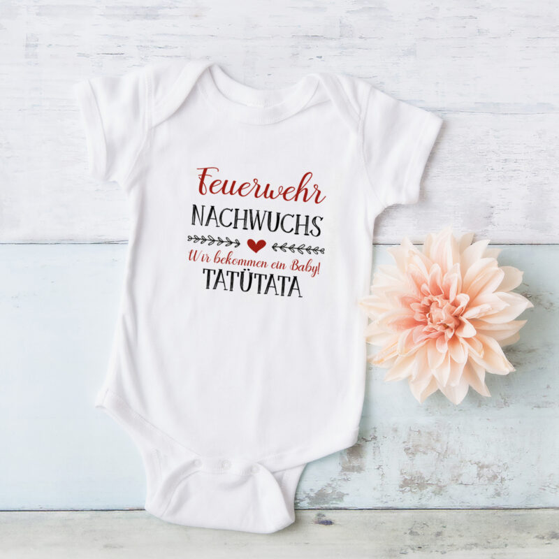 Baby Body "Feuerwehr Nachwuchs - Wir bekommen ein Baby" – Bild 5