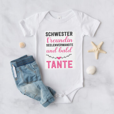 Baby Body "Bald Tante" rosa