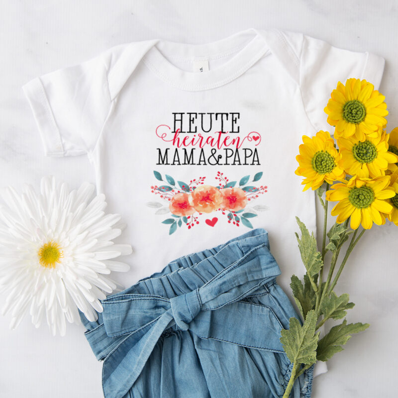 Baby Body "Mama&Papa heiraten" – Bild 5