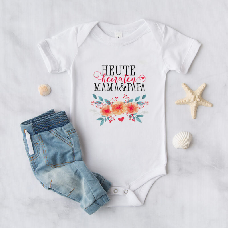 Baby Body "Mama&Papa heiraten" – Bild 4