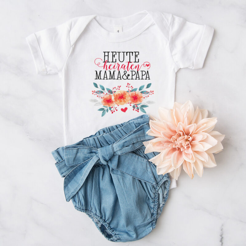 Baby Body "Mama&Papa heiraten" – Bild 3