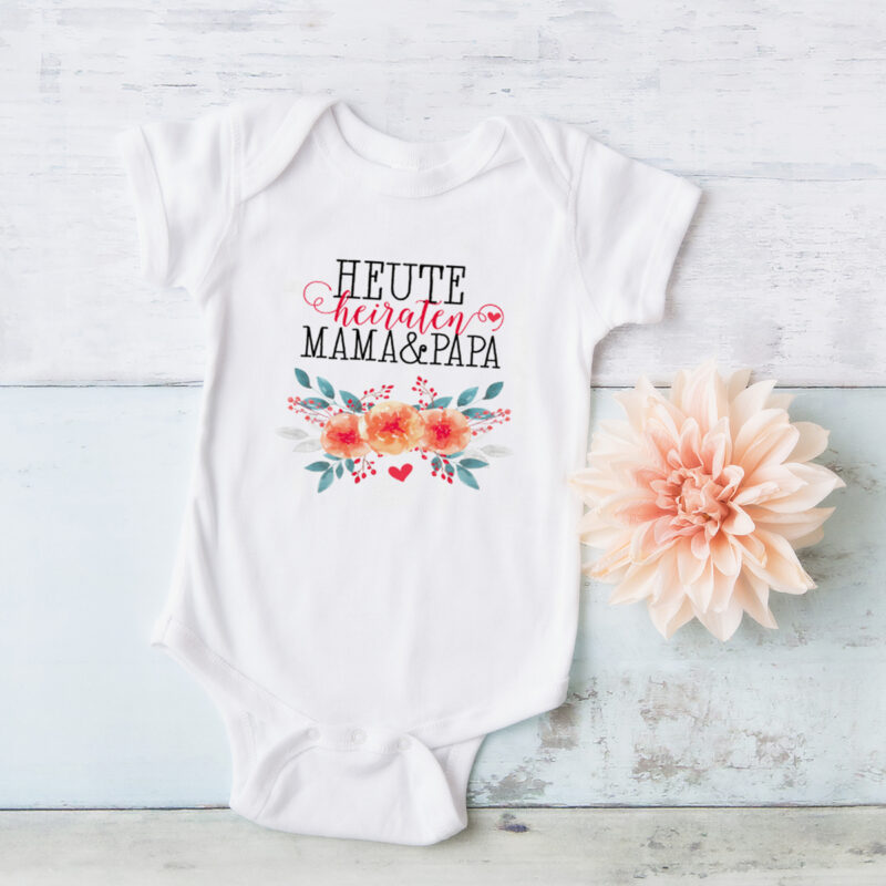 Baby Body "Mama&Papa heiraten" – Bild 2