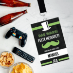 VIP Pass für euren JGA in schwarz/grün