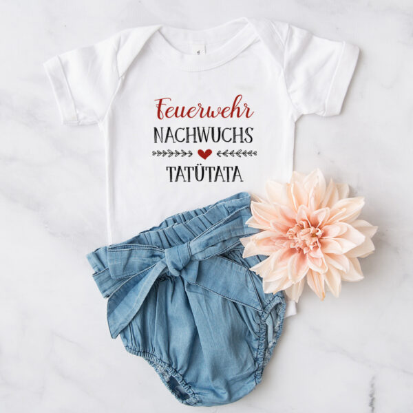 Baby Body "Feuerwehr Nachwuchs" – Bild 4