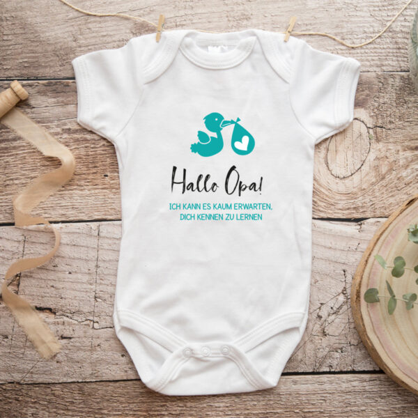 Baby Body "Hallo Opa"