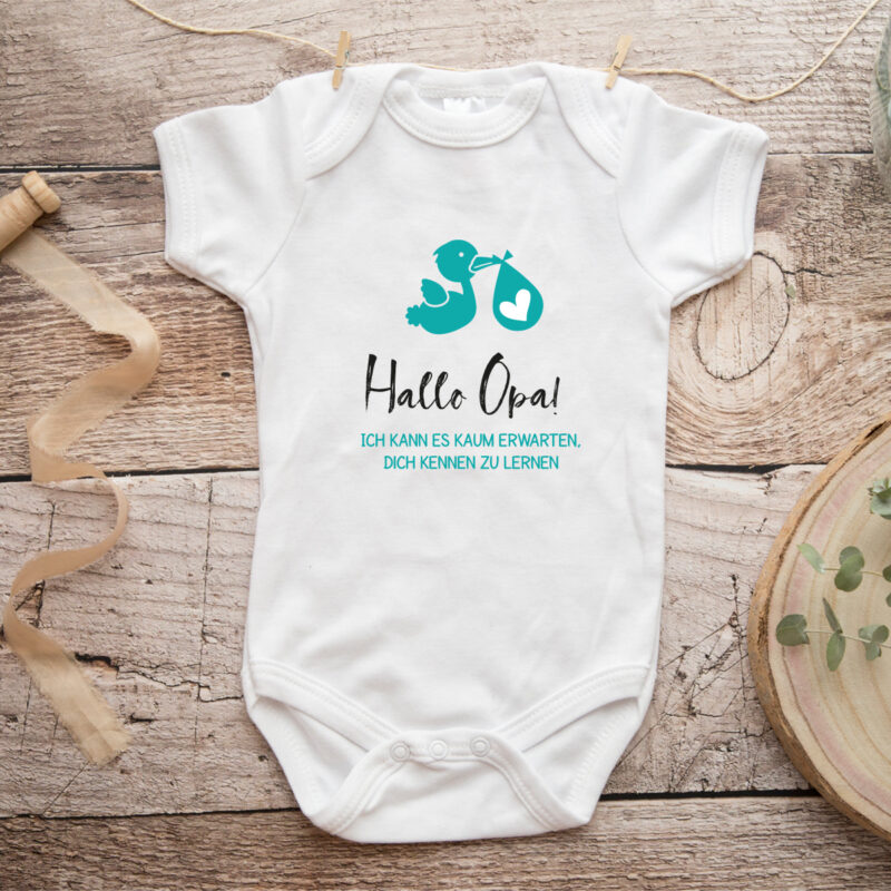 Baby Body "Hallo Opa"