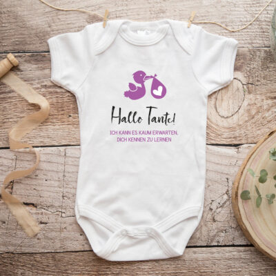 Baby Body "Hallo Tante"