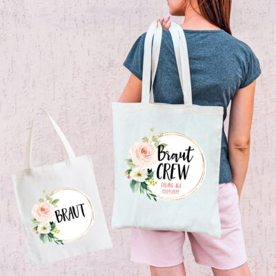 Tasche für den Junggesellenabschied weiß/modern