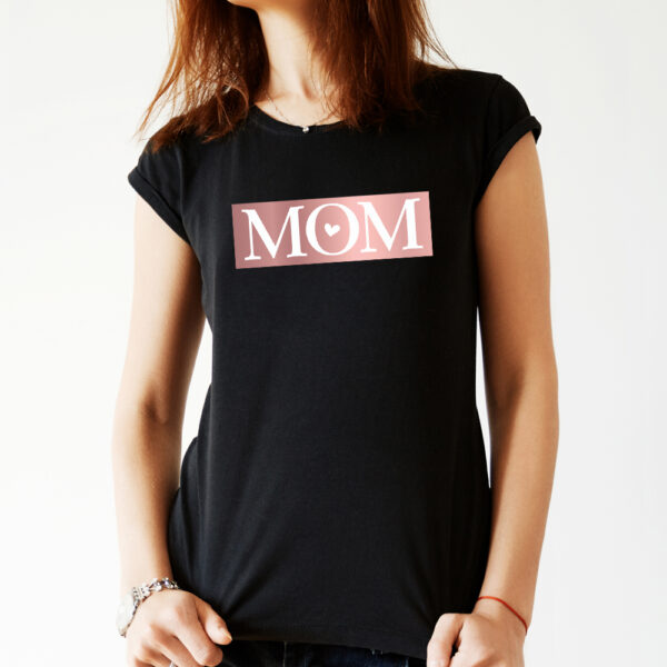 Damen T-Shirt "Mom" aus 100% Baumwolle – Bild 6