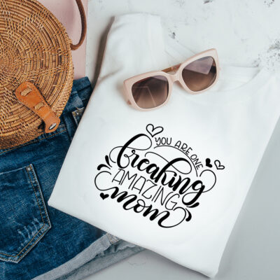 Damen T-Shirt "Amazing Mom" aus 100% Baumwolle