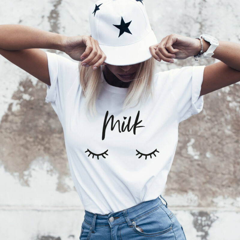 Damen T-Shirt "Milk" aus 100% Baumwolle – Bild 2