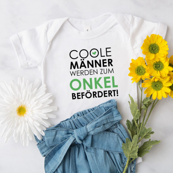 Baby Body "Zum Onkel befördert"