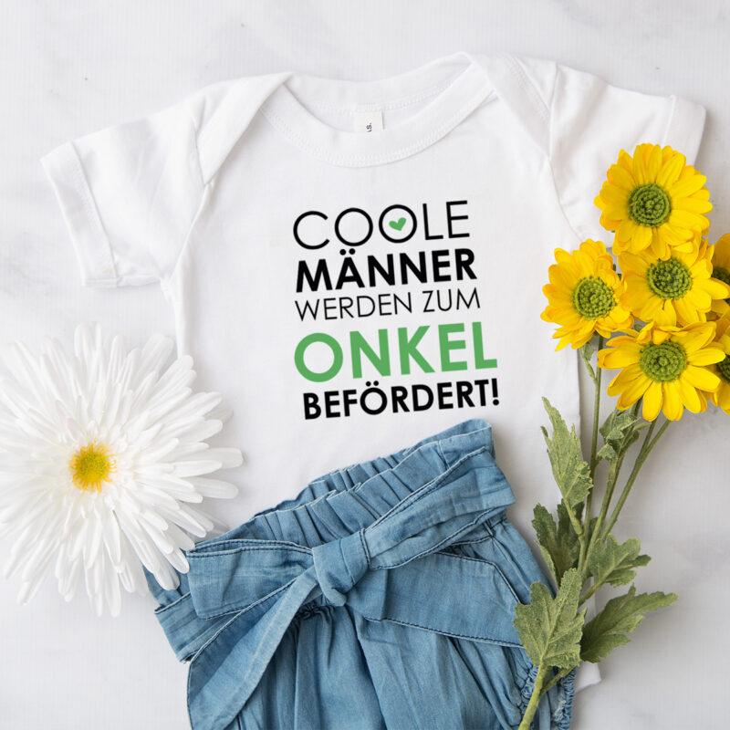 Baby Body "Zum Onkel befördert"
