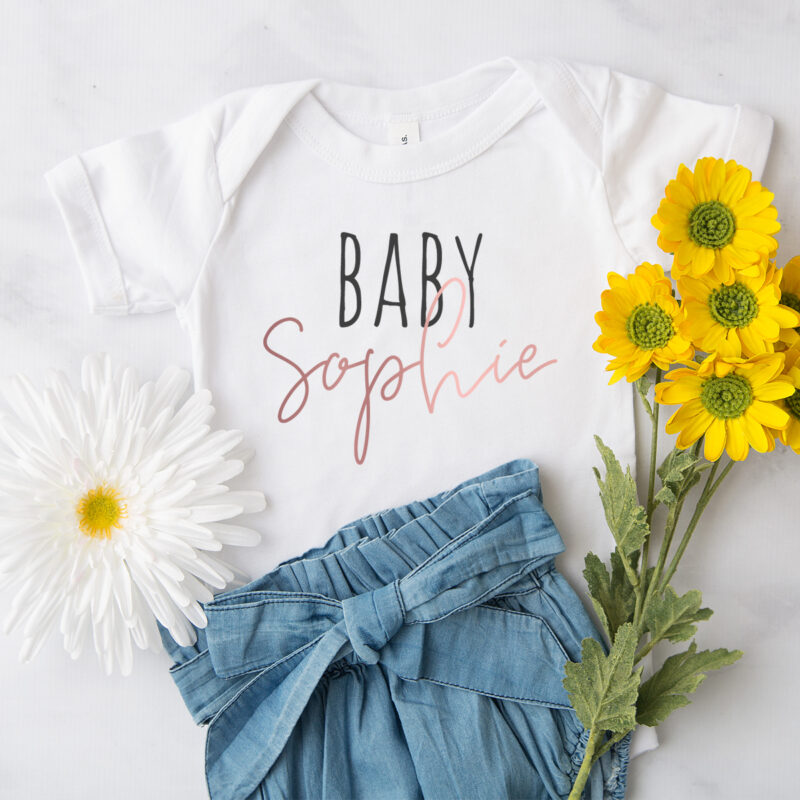 Baby Body "BABY & Name" – Bild 2