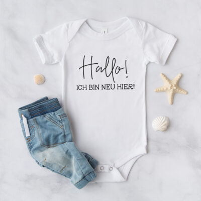 Baby Body "Hallo! Ich bin neu hier!"