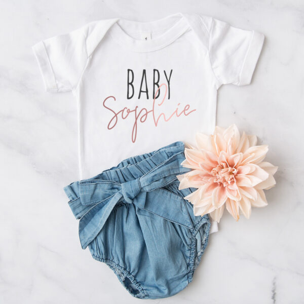 Baby Body "BABY & Name" – Bild 4