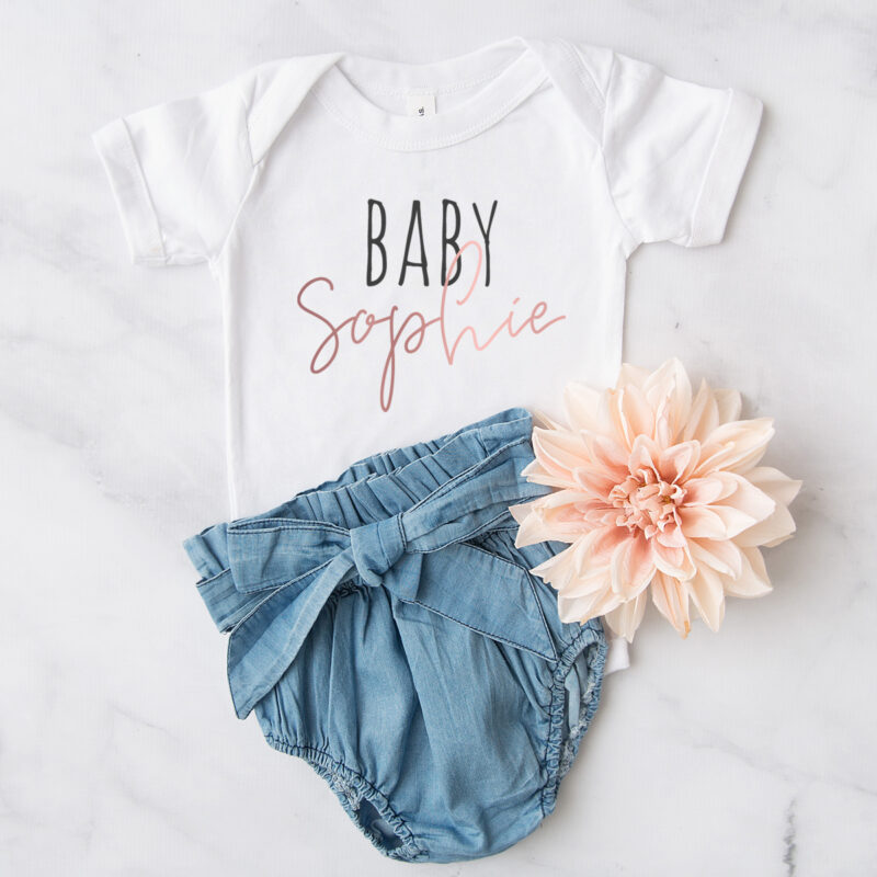 Baby Body "BABY & Name" – Bild 4