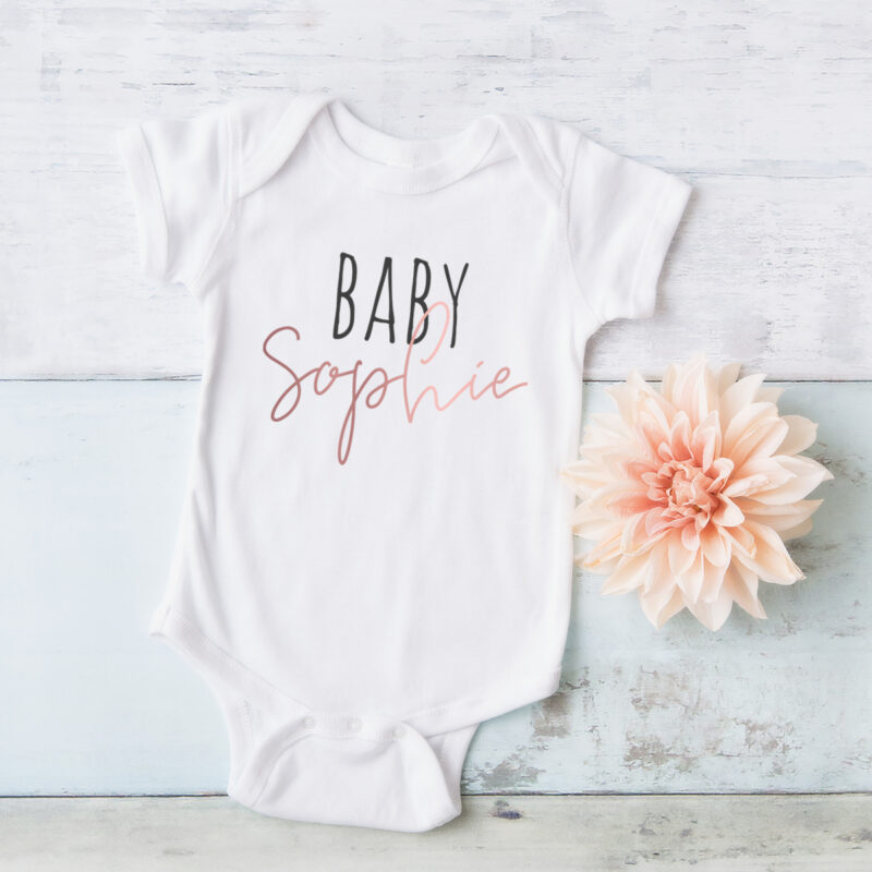 Baby Body "BABY & Name" – Bild 5