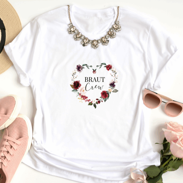 JGA Shirts Ich bin die Braut/Braut Crew – Bild 7