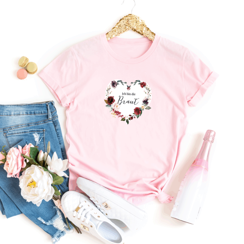 JGA Shirts Ich bin die Braut/Braut Crew – Bild 8