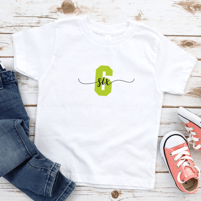 Kinder T-Shirt "Zahl" aus 100% Baumwolle – Bild 5