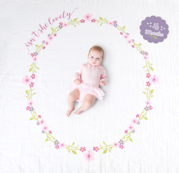 Baby's First Year Swaddle-Blanket & Karten Set - Isn't She Lovely – Bild 3
