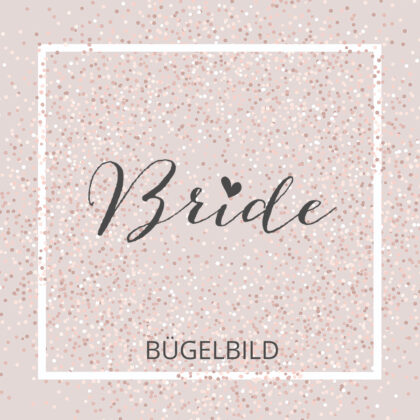 Bügelbild "Bride"