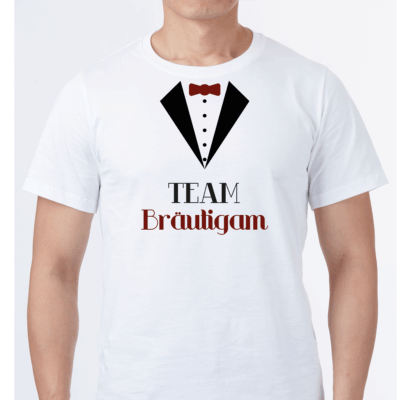 JGA T-Shirts "Team Bräutigam" + "Bräutigam"