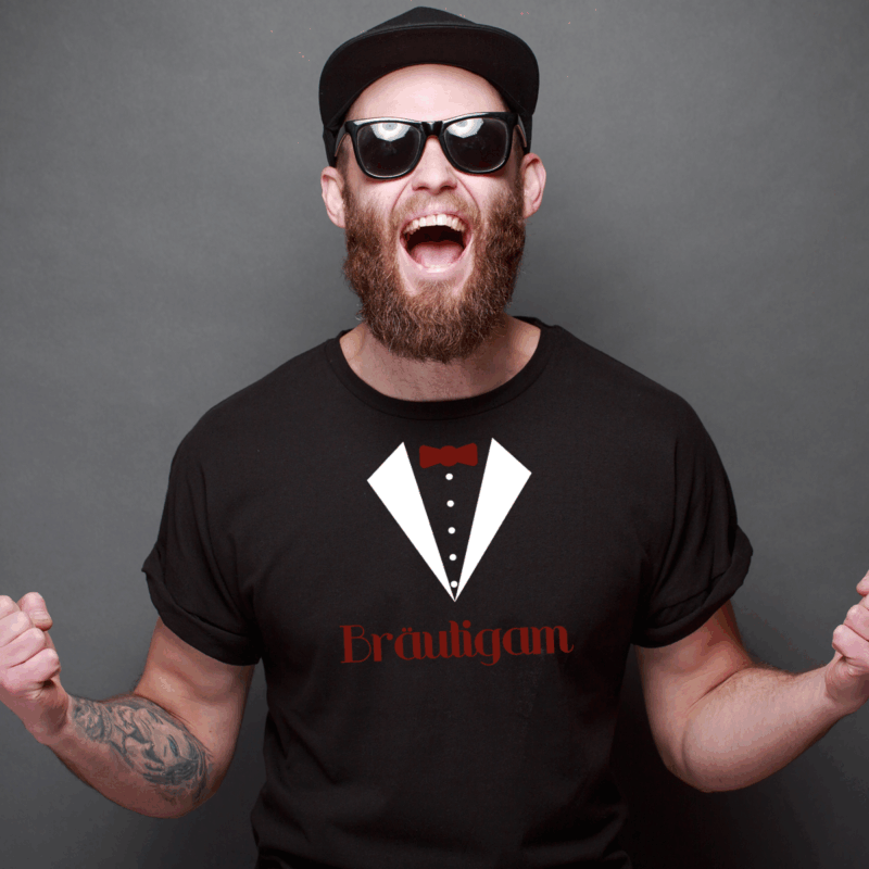 JGA T-Shirts "Team Bräutigam" + "Bräutigam" – Bild 2