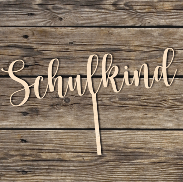 Cake Topper "Schulkind"
