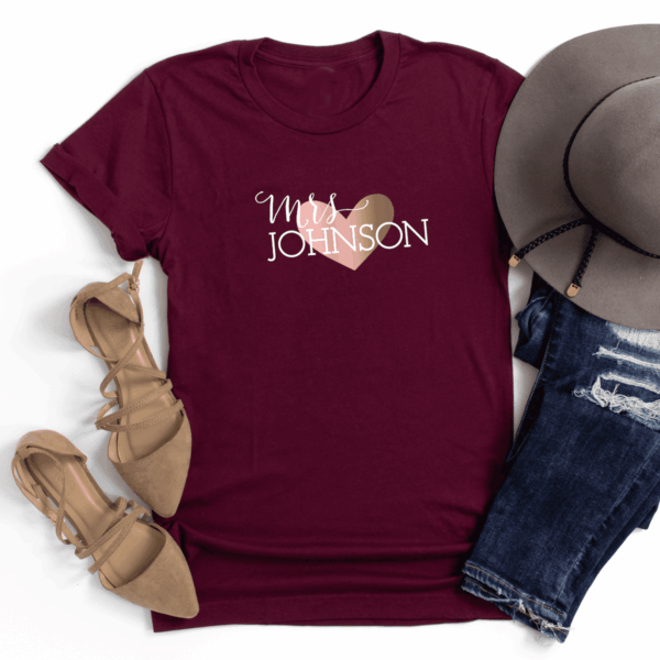 JGA Shirts "Mrs" mit Herz – Bild 7