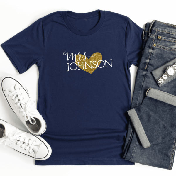 JGA Shirts "Mrs" mit Herz – Bild 8