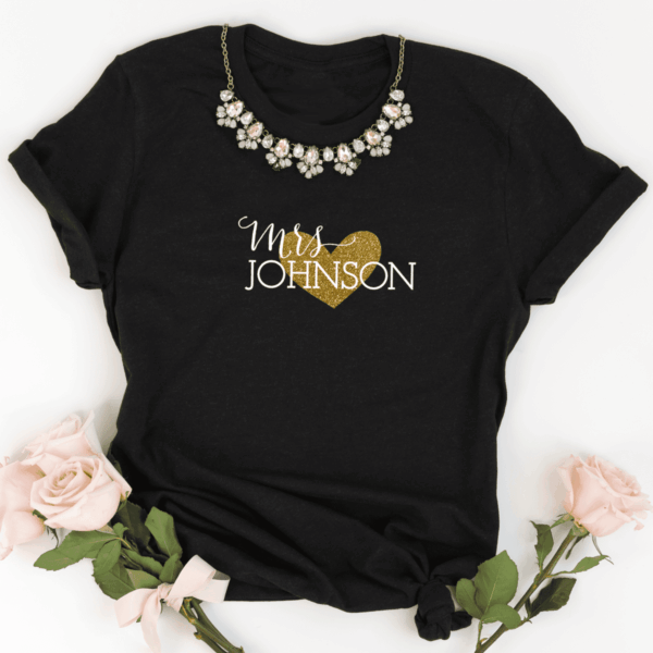 JGA Shirts "Mrs" mit Herz – Bild 9