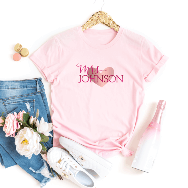 JGA Shirts "Mrs" mit Herz – Bild 10