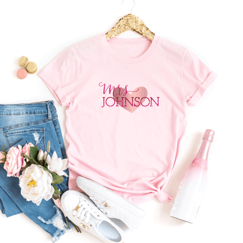 JGA Shirts "Mrs" mit Herz – Bild 11