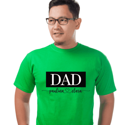 personalisierte T-Shirts Dad + Mom im Setpreis – Bild 8