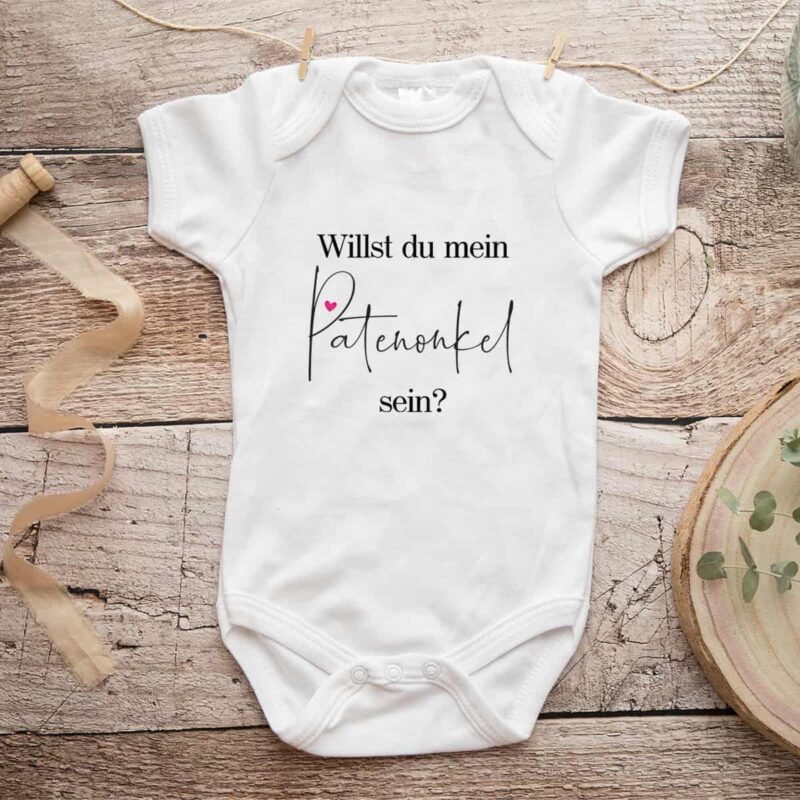 Baby Body "Willst  du mein Patenonkel sein?" – Bild 3