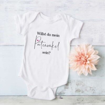 Baby Body "Willst  du mein Patenonkel sein?"
