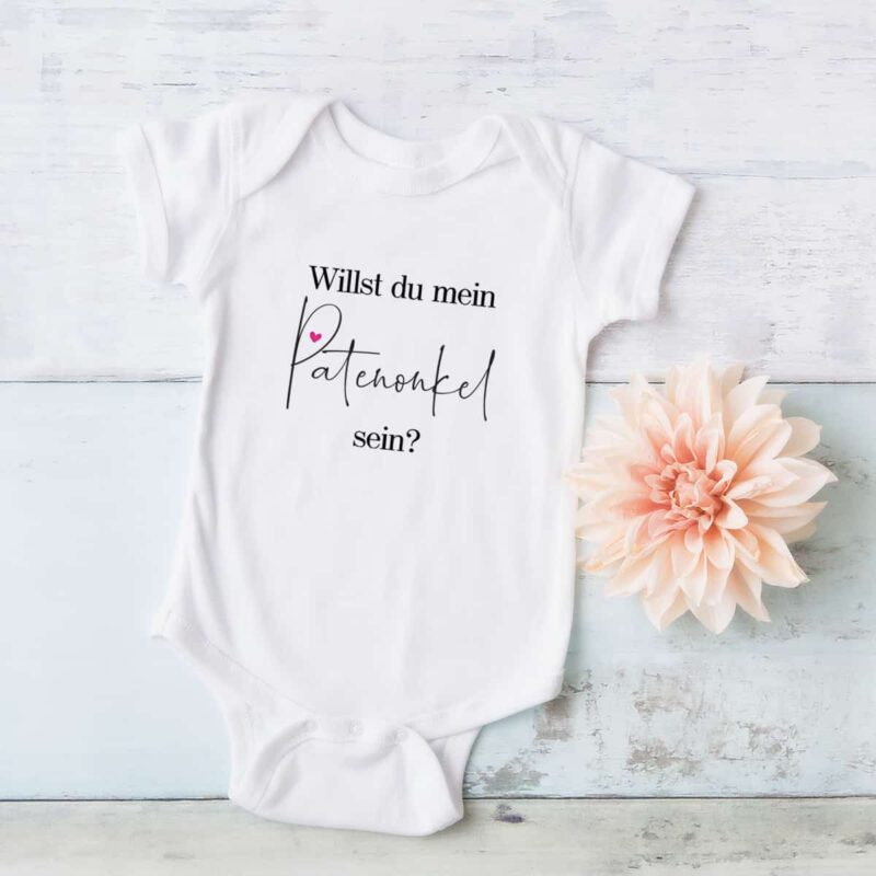 Baby Body "Willst  du mein Patenonkel sein?"