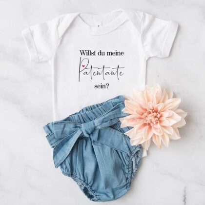 Baby Body "Willst  du meine Patentante sein?"