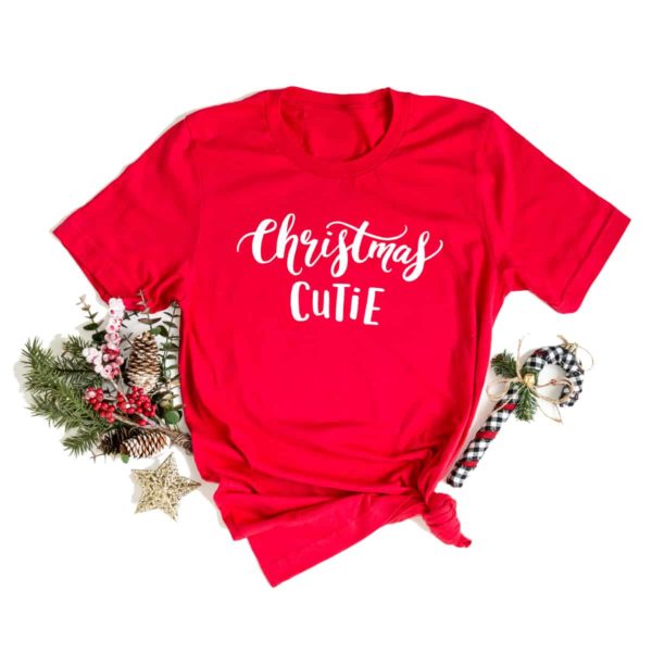 Familien T-Shirts "Christmas Cutie" aus 100% Baumwolle für Weihnachten – Bild 3