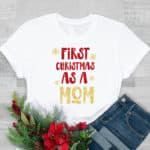 Familien T-Shirts First Christmas as.. für Weihnachten