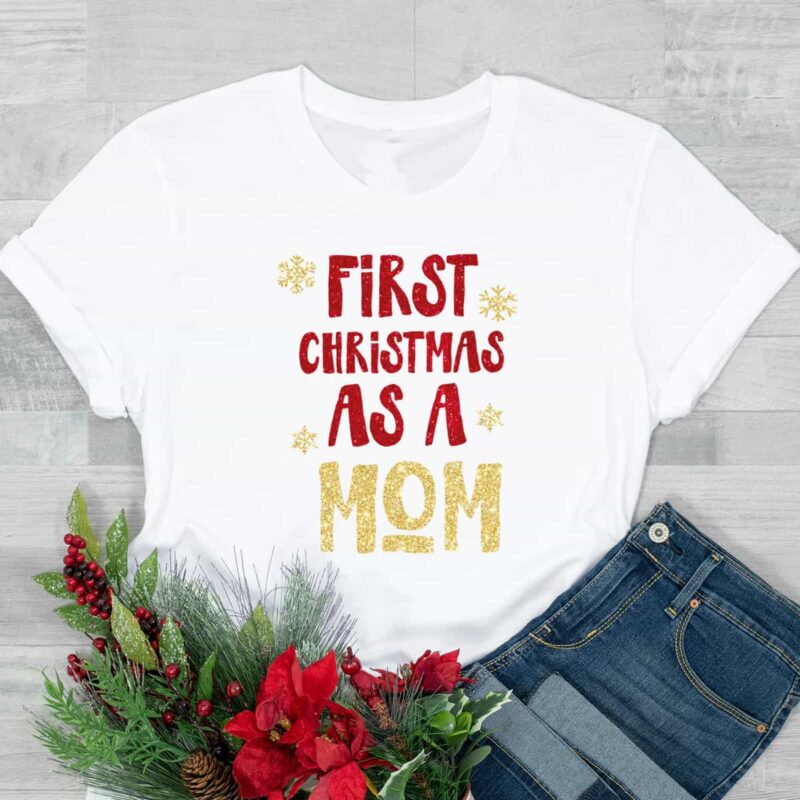 Familien T-Shirts First Christmas as.. für Weihnachten – Bild 2