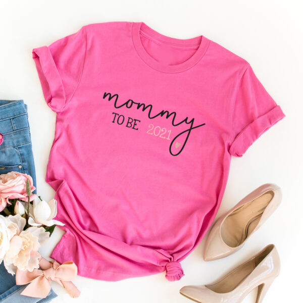 personalisiertes T-Shirt „Mommy to Be“ aus 100% Baumwolle – Bild 2