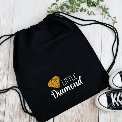 Kinder Turnbeutel "Little Diamond" aus 100% Baumwolle