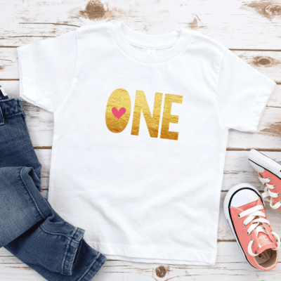 Kinder T-Shirt Geburtstagszahl aus 100% Baumwolle